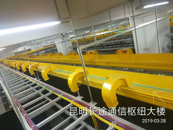 云南電信IDC數(shù)據(jù)機房走線架及尾纖槽安裝-云茂通信客戶案例