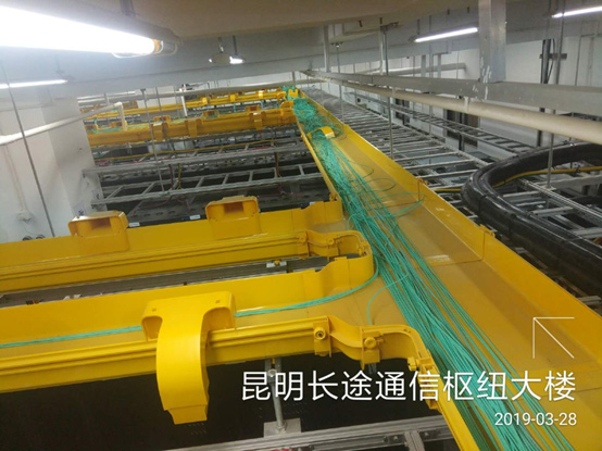 云南電信IDC數(shù)據(jù)機房走線架及尾纖槽安裝-云茂通信客戶案例
